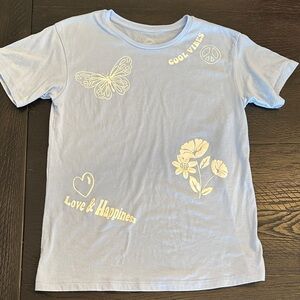 Wonder Nation Light Blue Graphic Tee
